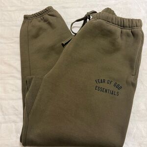 Essentials Men's Dark Olive Joggers